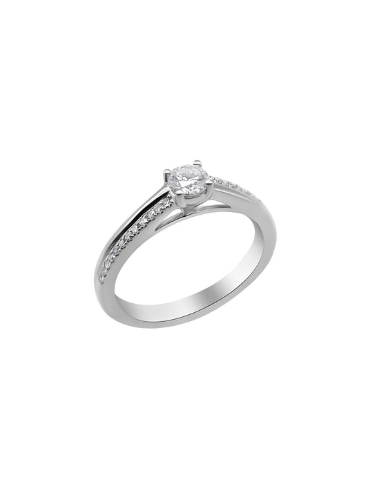 Anillo Banded Solitaire